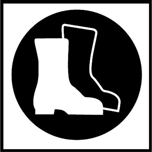 &eacute;tiquettes avec pictogramme Right to Know - Bottes, Vinyle, Feuille, 5/8" lo x 3/4" la EastCoast Offshore Supplies