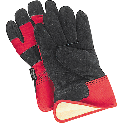 Gants d'ajusteur doubl&eacute;s pour l'hiver &agrave; chaleur sup&eacute;rieure, Grand, Paume en Cuir de vache refendu, Doublure en Thinsulate EastCoast Offshore Supplies
