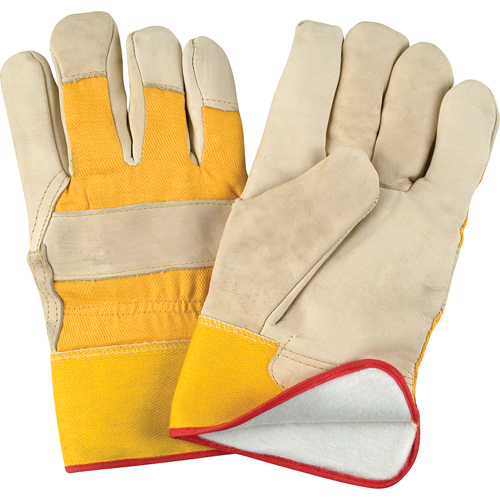 Abrasion-Resistant Winter-Lined Fitters Gloves, X-Large, Grain Cowhide Palm, Foam Fleece Inner Lining EastCoast Offshore Supplies