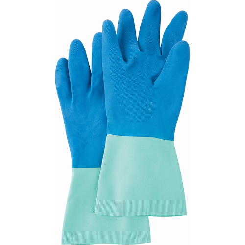 Protector Gloves, Size X-Large/9/9.5, 13" L, Nitrile, Flock-Lined Inner Lining, 28-mil EastCoast Offshore Supplies