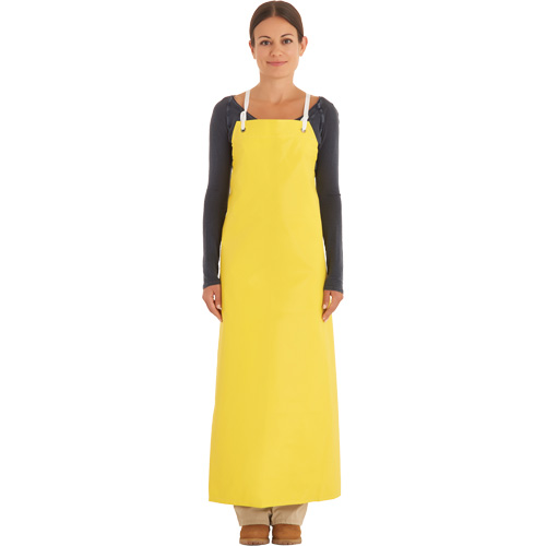 Tablier robuste renforc&eacute;, N&eacute;opr&egrave;ne, 45" lo x 35" la, Jaune EastCoast Offshore Supplies