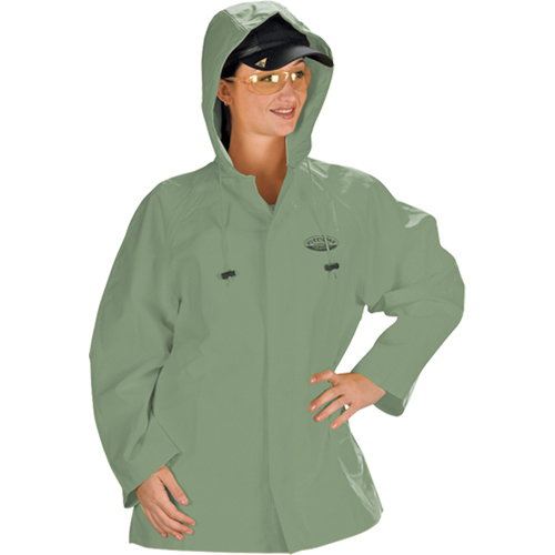 Hurricane Flame Retardant/Oil Resistant Rain Suits - Jacket, 4X-Large, Green EastCoast Offshore Supplies
