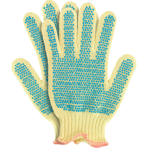 Gants en tricot avec pois, Taille Petit/7, Calibre 7, Rev&ecirc;tement PVC, Enveloppe en Kevlar, ANSI/ISEA 105 niveau 2 EastCoast Offshore Supplies