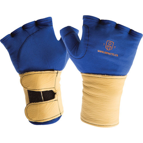 Fingerless Glove Liner with Wrist Restrainer, Size X-Small, Poly-Cotton Palm EastCoast Offshore Supplies