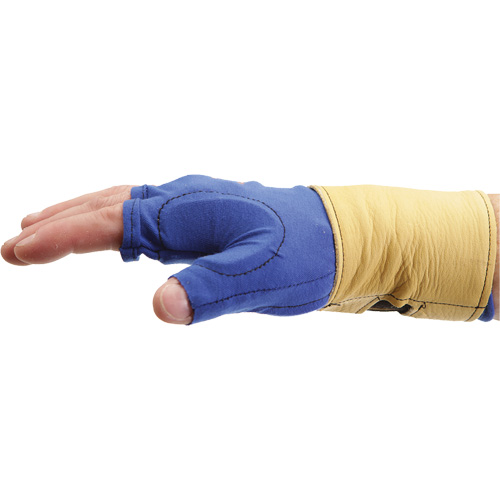 Fingerless Glove Liner with Wrist Restrainer, Size X-Small, Poly-Cotton Palm EastCoast Offshore Supplies
