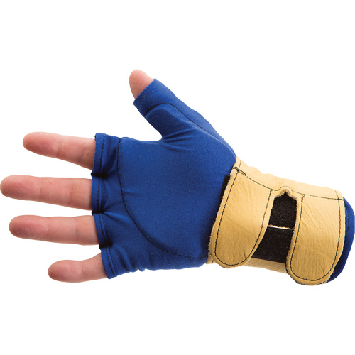 Fingerless Glove Liner with Wrist Restrainer, Size X-Small, Poly-Cotton Palm EastCoast Offshore Supplies