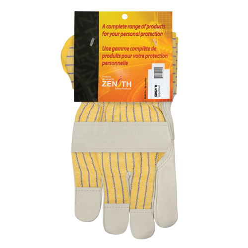 Gants d'ajusteur doubl&eacute;s pour l'hiver &agrave; paume renforc&eacute;e, Grand, Paume en Cuir fleur de vache, Doublure en Molleton de coton EastCoast Offshore Supplies