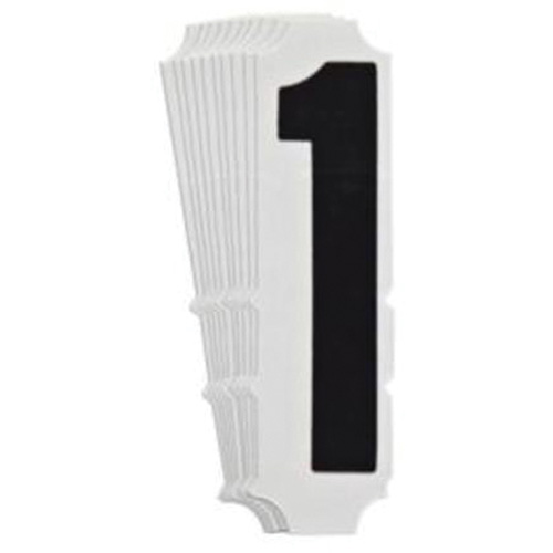 &eacute;tiquettes de lettres et chiffres gothiques individuels Quick-Align, 1, 4" h, Noir EastCoast Offshore Supplies