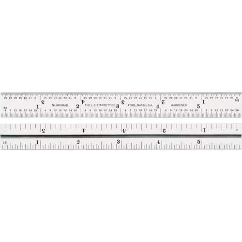 Ensembles de petites &eacute;querres, 6" lo, 8/100" Graduations, Acier, Satin EastCoast Offshore Supplies