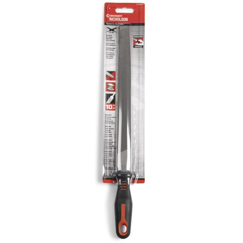 Lime d'usinage &agrave; taille simple, Plat, 10", B&acirc;tarde EastCoast Offshore Supplies