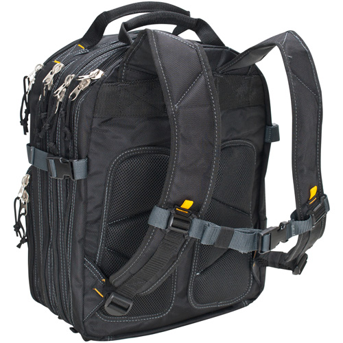 Sacs &agrave; dos pour outils &agrave; 75 pochettes, 13" lo x 17-1/2" la, Noir, Nylon EastCoast Offshore Supplies