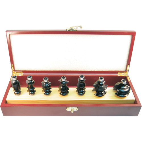 Jeux de fraises de moulurage &agrave; 2 cannelures EastCoast Offshore Supplies