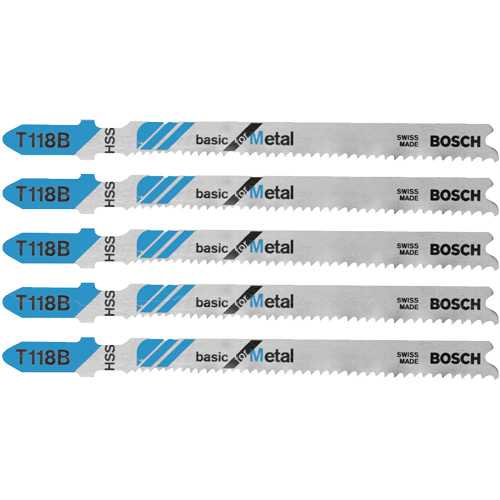 Lames de scie sauteuse de base pour le m&eacute;tal, Acier rapide, Tige en T, 3-5/8" lo EastCoast Offshore Supplies