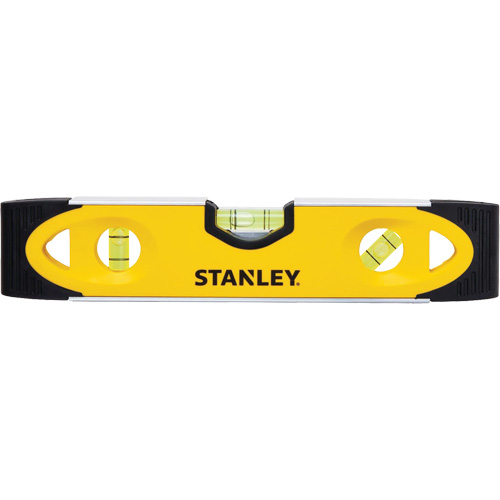 Shock-Resistant Torpedo Level, 9" L, Aluminum, 3 Vials, Magnetic EastCoast Offshore Supplies