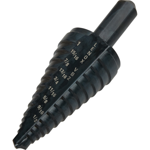 Foret &eacute;tag&eacute; no 2, 1/8" - 1", Incr&eacute;ments de 1/16", Acier rapide EastCoast Offshore Supplies