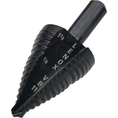 Foret &eacute;tag&eacute; no 11, 7/8" - 1-1/8", Incr&eacute;ments de 1/4", Acier rapide EastCoast Offshore Supplies
