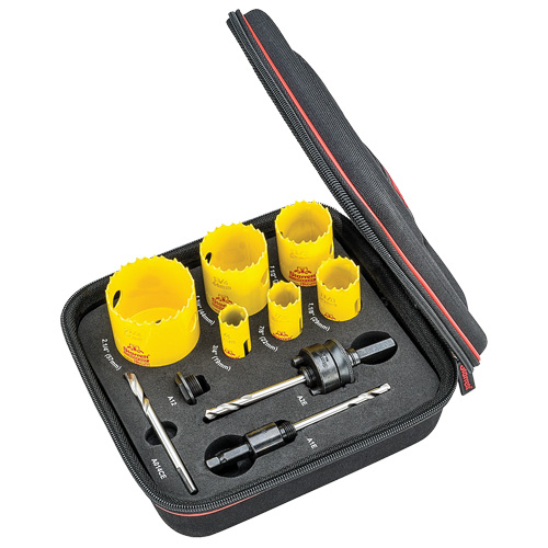 Trousse de scie pour plombier pour trou &agrave; coupe profonde, 10 morcea EastCoast Offshore Supplies