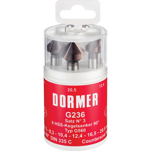 90° Countersink Set, 6 Pieces EastCoast Offshore Supplies