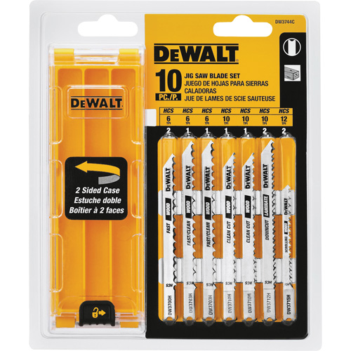 Jeu de lames de scie sauteuse &agrave; queue en U avec &eacute;tui EastCoast Offshore Supplies