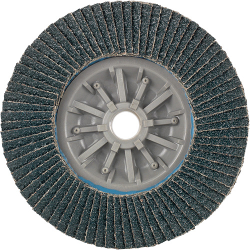 Disque &agrave; lamelles Long Life C-Trim, 4-1/2" x 5/8"-11, Type 27, Grain 40, Alumine de zirconium EastCoast Offshore Supplies