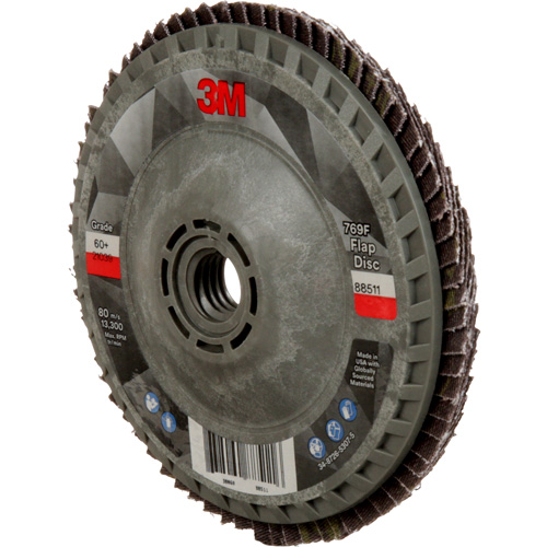 Disque &agrave; lamelles &agrave; changement rapide 769F, 4-1/2" x 5/8"-11, Type 27, Grain 60+, C&eacute;ramique EastCoast Offshore Supplies