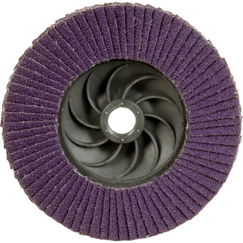 Disque &agrave; lamelles &agrave; changement rapide 769F, 4-1/2" x 5/8"-11, Type 27, Grain 60+, C&eacute;ramique EastCoast Offshore Supplies