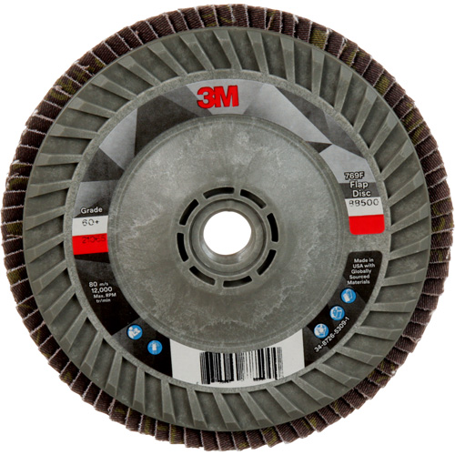 Disque &agrave; lamelles &agrave; changement rapide 769F, 5" x 5/8"-11, Type 29, Grain 60+, C&eacute;ramique EastCoast Offshore Supplies