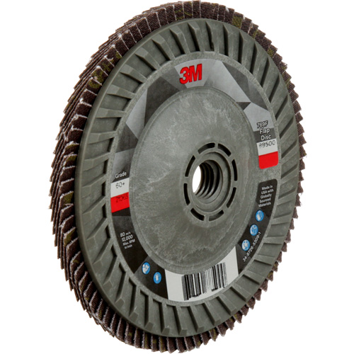 Disque &agrave; lamelles &agrave; changement rapide 769F, 5" x 5/8"-11, Type 29, Grain 60+, C&eacute;ramique EastCoast Offshore Supplies