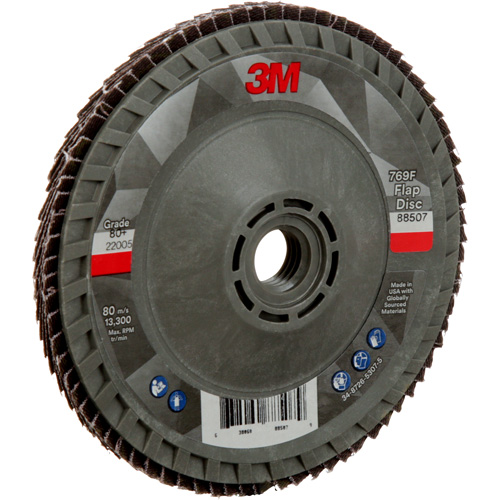 Disque &agrave; lamelles &agrave; changement rapide 769F, 4-1/2" x 5/8"-11, Type 29, Grain 80+, C&eacute;ramique EastCoast Offshore Supplies