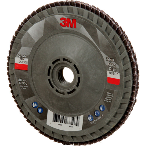 Disque &agrave; lamelles &agrave; changement rapide 769F, 4-1/2" x 5/8"-11, Type 29, Grain 80+, C&eacute;ramique EastCoast Offshore Supplies