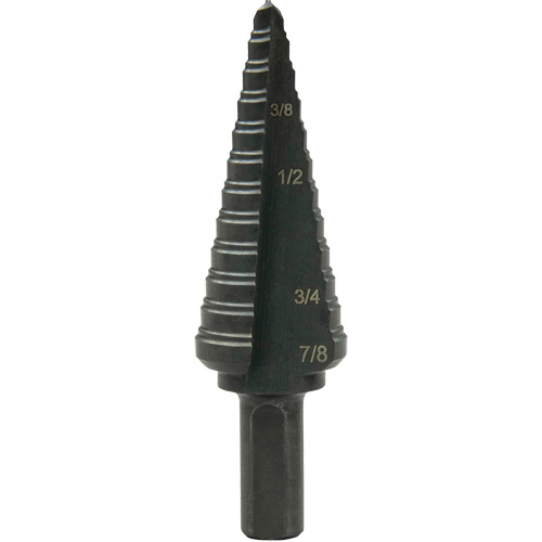 Multi-Hole Step Bit, 3/16"/4.8 mm - 7/8"/#4/22.2 mm  EastCoast Offshore Supplies