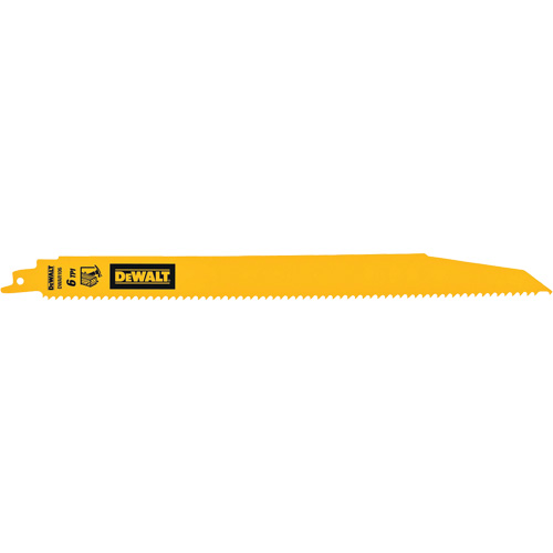 Demolition Reciprocating Saw Blade, Bi-Metal, 6 TPI, 12" L EastCoast Offshore Supplies