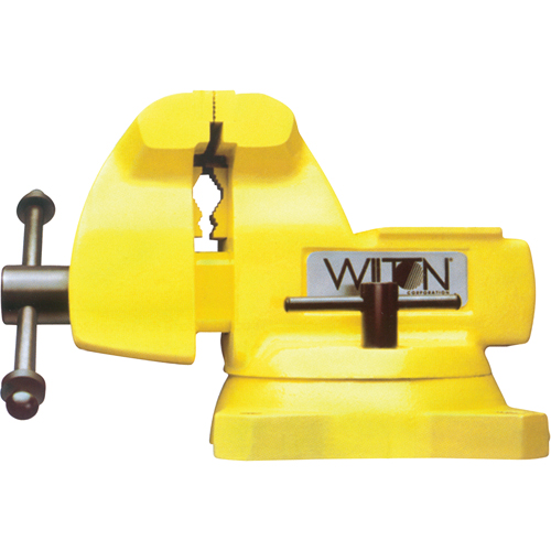 High Vis Safety Vise, 5" Jaw Width, 3-3/4" Throat Depth EastCoast Offshore Supplies