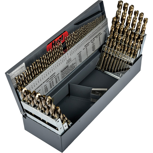 Heavy-Duty Jobber Length Combination Drill Bit Set, 115 Pieces, High Speed Cobalt EastCoast Offshore Supplies