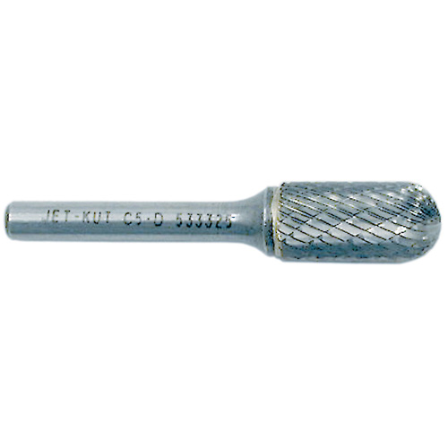 JET-KUT Round Nose Shape Bur, 1/4" Dia., 5/8" Depth of Cut EastCoast Offshore Supplies