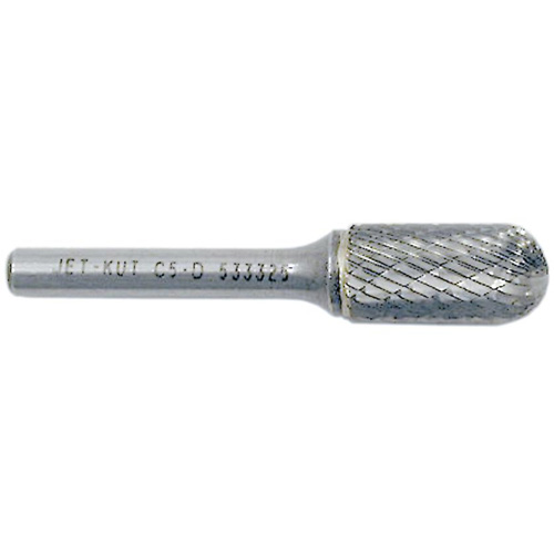 JET-KUT Round Nose Shape Burr, 1/2" Dia., 1" Depth of Cut EastCoast Offshore Supplies