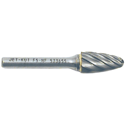 F5-NF 1/4" Round Nose Shape Bur for Aluminum/Non-Ferrous Materials, 1/2" Dia. EastCoast Offshore Supplies