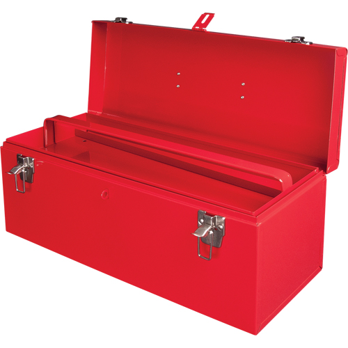 ATB100 Portable Tool Box with Metal Tool Tray, 8-3/4" D x 21" W x 9" H, Red EastCoast Offshore Supplies