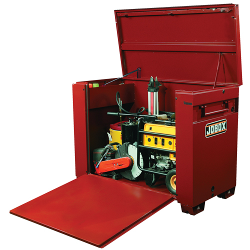Coffre grande capacit&eacute; avec panneau frontal ouvrant, 60" x 31" x 45", Acier, Rouge EastCoast Offshore Supplies