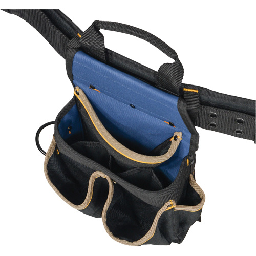 Combin&eacute;s de ceinture &agrave; outils &agrave; 20 pochettes, Polyester, Noir EastCoast Offshore Supplies