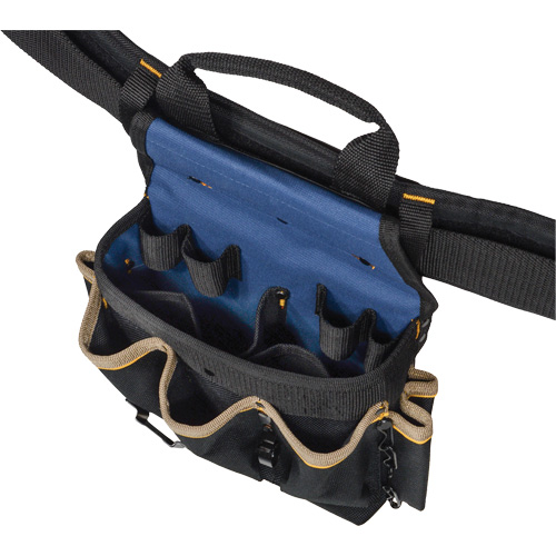 Combin&eacute;s de ceinture &agrave; outils &agrave; 20 pochettes, Polyester, Noir EastCoast Offshore Supplies