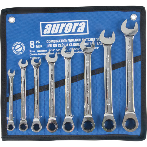 Fixed Head Wrench Set, Combination, 8 Pieces, Imperial EastCoast Offshore Supplies