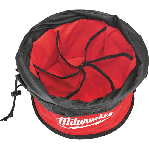 Sac range-tout style parachute, 11-4/5" lo x 11-4/5" la x 11" h, Nylon, Noir/Rouge EastCoast Offshore Supplies