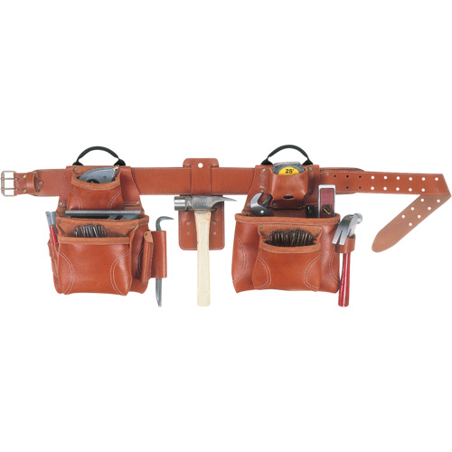 Deluxe Tool Belt Combo, Leather, Tan EastCoast Offshore Supplies