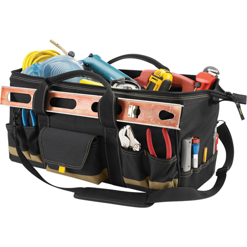 MEGAMOUTH Tool Bag, Polyester, 32 Pockets, Black EastCoast Offshore Supplies