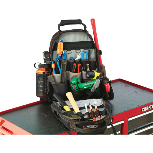 Sac &agrave; dos pour outils 5843 Arsenal, 13-1/2" lo x 8-1/2" la, Noir, Polyester EastCoast Offshore Supplies