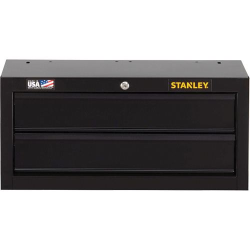 100 Series Middle Tool Chest, 26" W, 2 Drawers, Black EastCoast Offshore Supplies