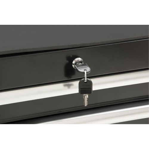 Chariot &agrave; outils industriel, 7 tiroirs, 27" la x 18-3/4" p x 39" h, Noir EastCoast Offshore Supplies
