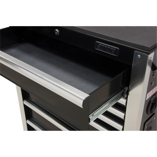 Heavy-Duty Tool Cart, 7 Drawers, 28" W x 22" D x 42-3/8" H, Black EastCoast Offshore Supplies
