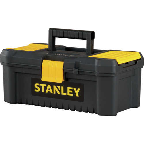 Essential&reg; Tool Box with Tray, 12-1/2" W x 7-3/8" D x 5-1/8" H, Black/Yellow EastCoast Offshore Supplies